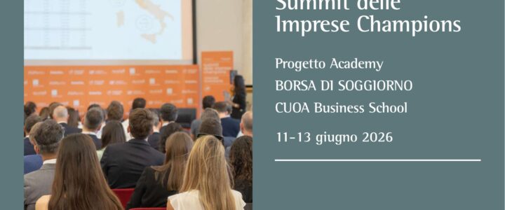 Summit delle Imprese Champions – Progetto Academy Summit delle Imprese Champions – Progetto Academy